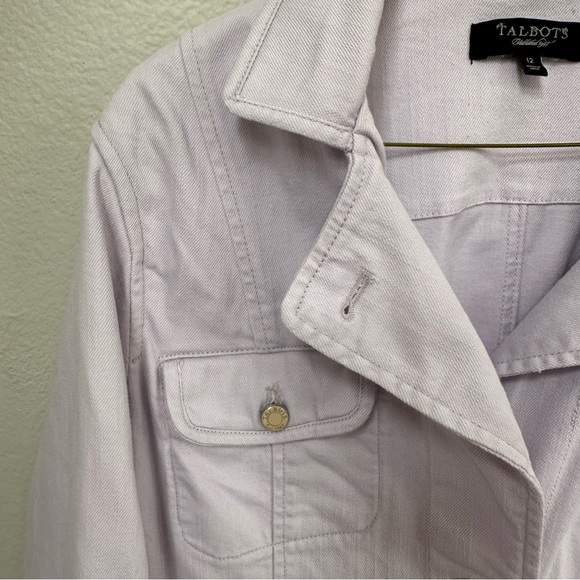 Talbot’s Hint of Pink Denim Jacket - Picture 3 of 10